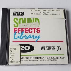 BBC Sound Effects Library Communications Weather (1) Disc 20 CD 1991